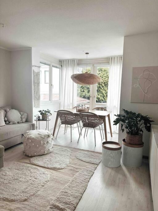 Zentrale Wohnung + Dachterrasse Sonthofen Bagian luar foto